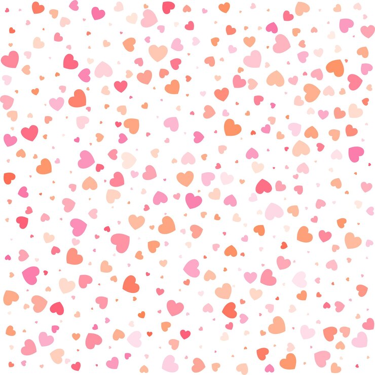 Vettore Valentino disegno senza cuciture con colori leggeri piccoli cuori sfondo vettore