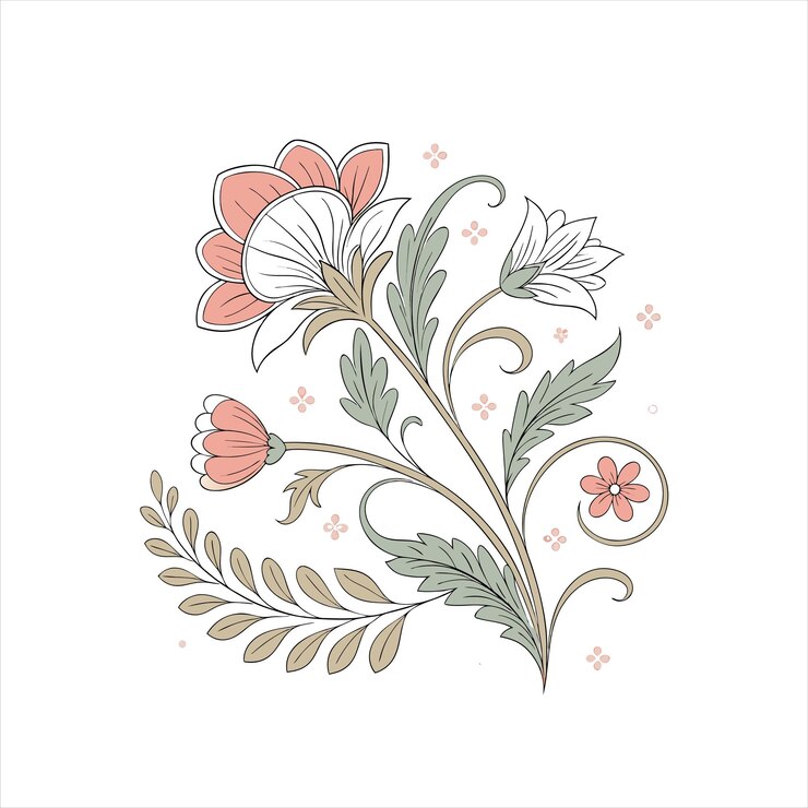 Vettori decorativi floreali e astratti per i grafici