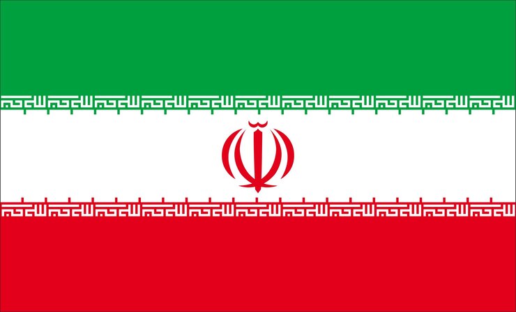 Vettore vettori delle illustrazioni del disegno della bandiera dell'iran