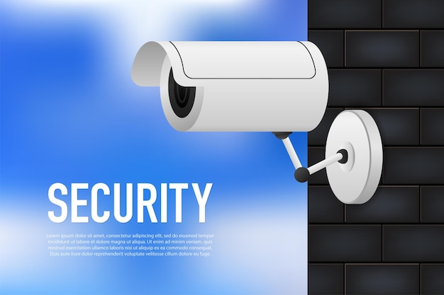 Video di sicurezza ottimo design per qualsiasi scopo Concetto di protezione della sicurezza