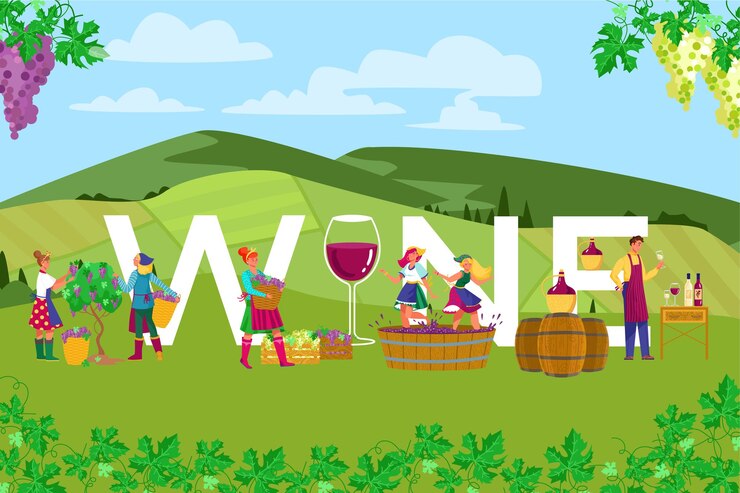 Vino di alcool di produzione del campo dell'azienda agricola dell'uva