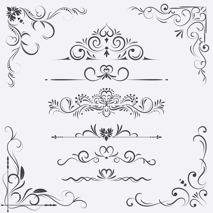 Vintage ornamento saluto card template vettoriale.