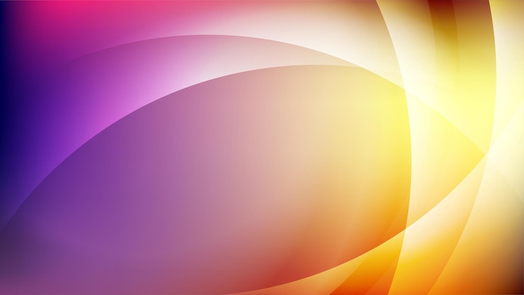Vettore violetta arancione sfocata onde lisce sfondo astratto
