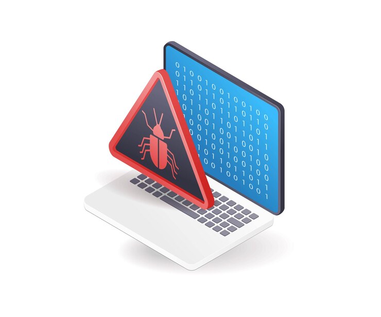 Vettore virus malware per la sicurezza del sistema informatico