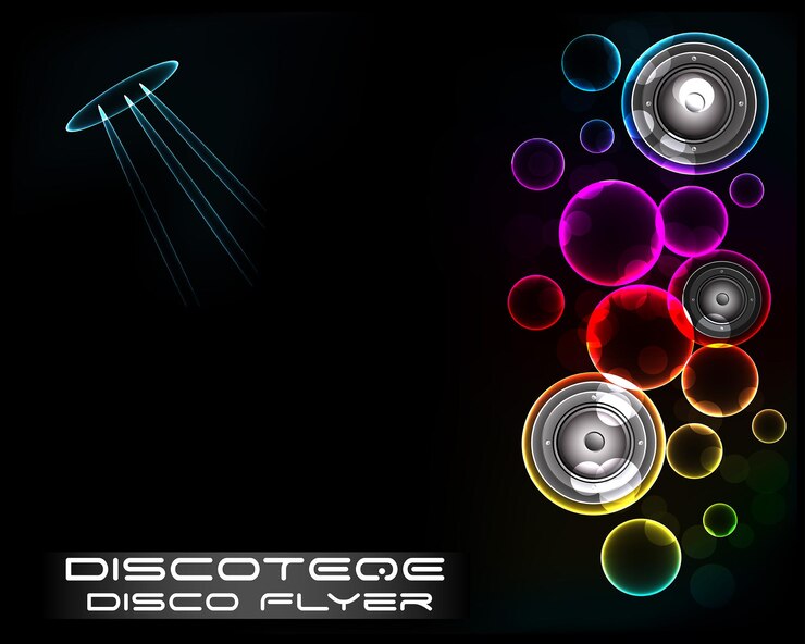 Vettore volantino del discoteca
