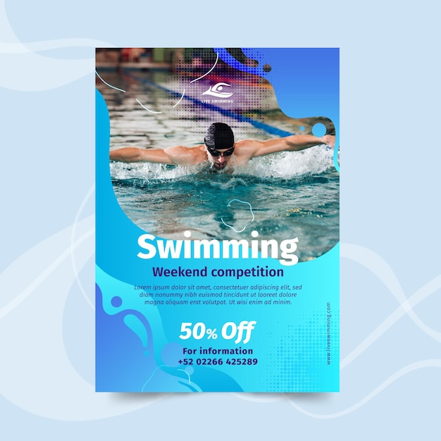 Volantino di nuoto verticale