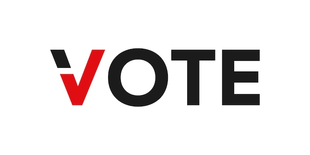 Voto elettorale Politica Campagna elettorale degli Stati Uniti icona vettore isolato
