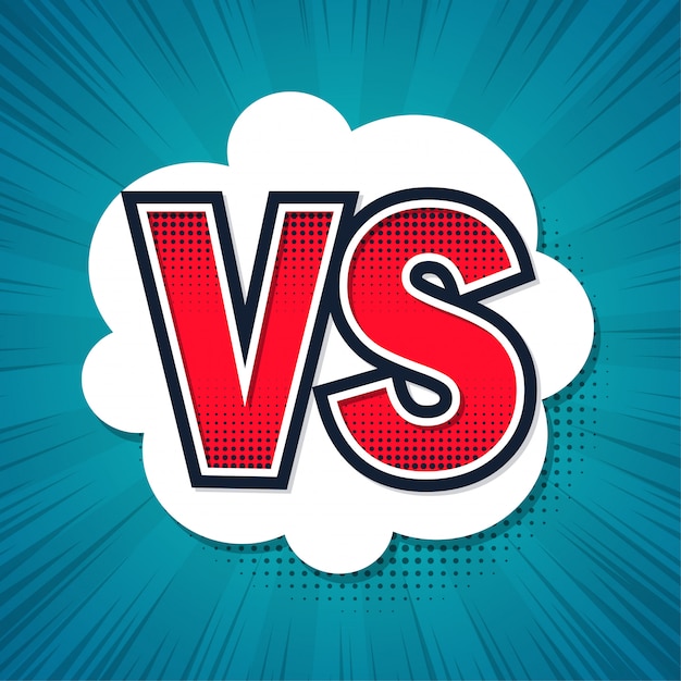 VS, Versus. Design a fumetto.