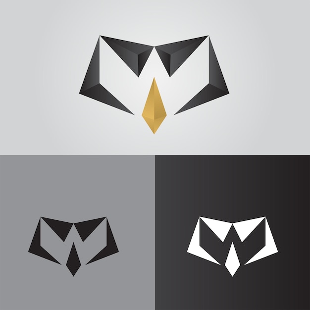 W logo moderno a forma di corona di lusso e semplice adatto a varie cose