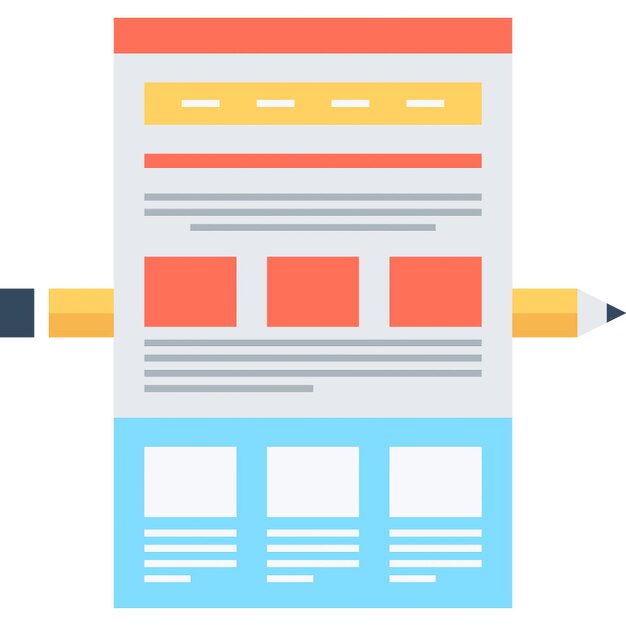 web design flat vector web icon