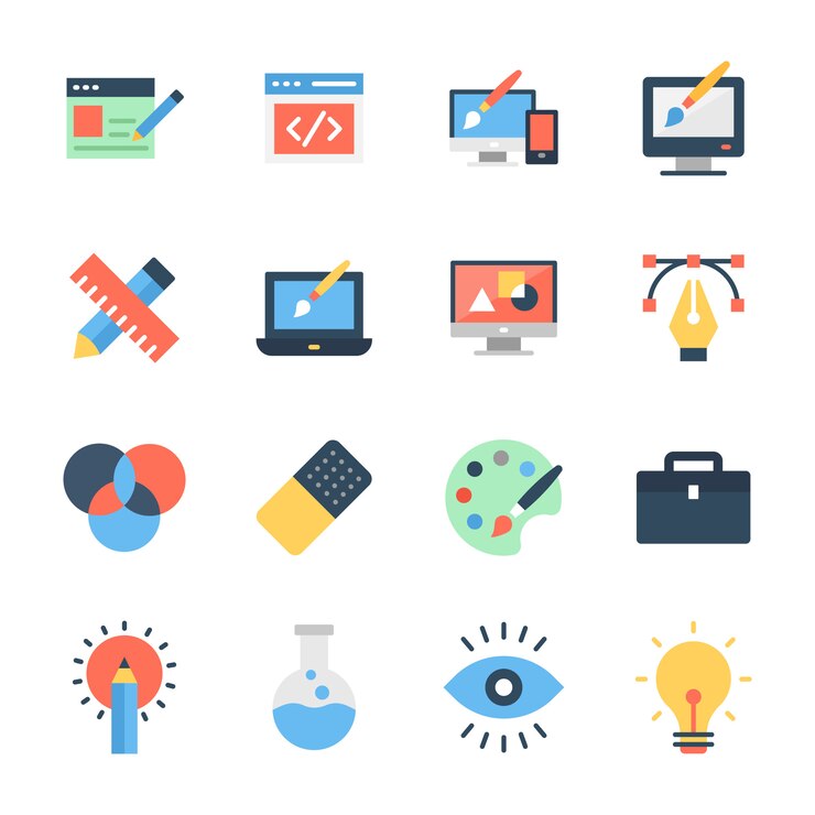 Vettore web design pack