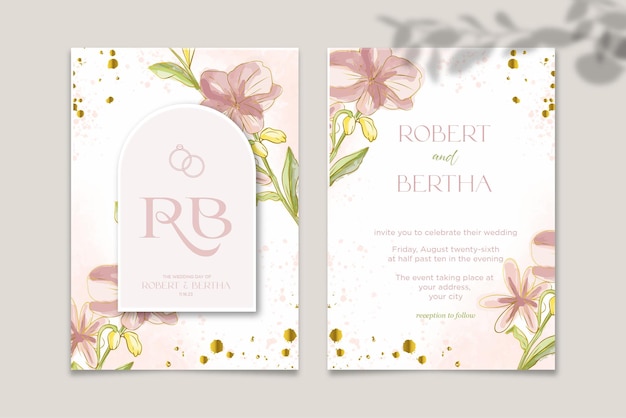 wedding invitation card