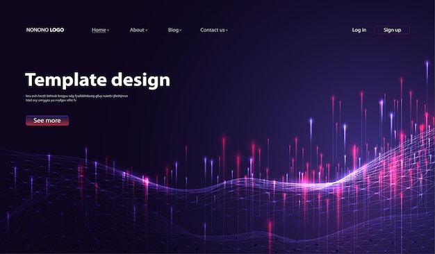 Wireframe futuristico della rete del fondo di visualizzazione dei dati di tecnologia astratta artificiale