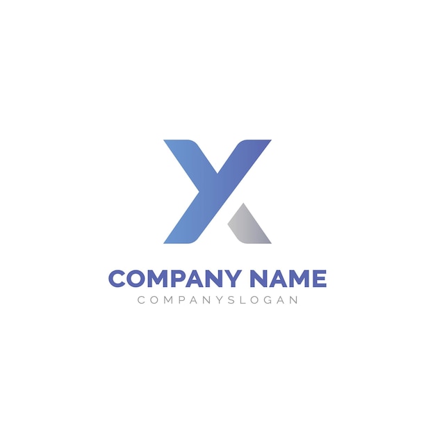 X Logo astratto