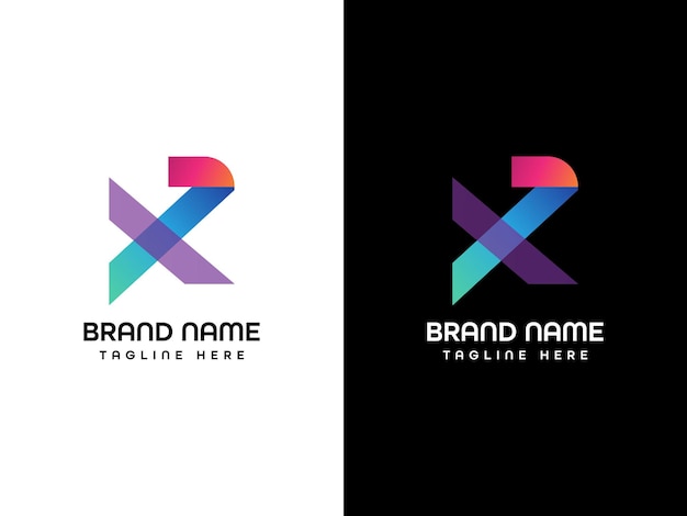 X Logo Letter Design Monogramma