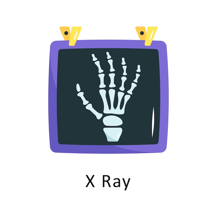 Vettore x ray vector flat icon design illustrazione simbolo su sfondo bianco eps 10 file