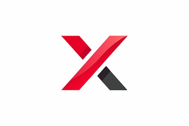 X vettore creativo di progettazione del logo