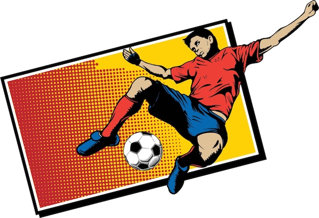 YKS02028_MKS020 28_SoccerComic_Art_9in