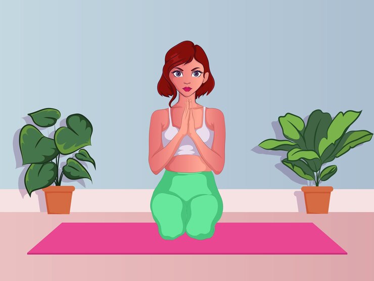 yoga per principianti a casa per la meditazione
