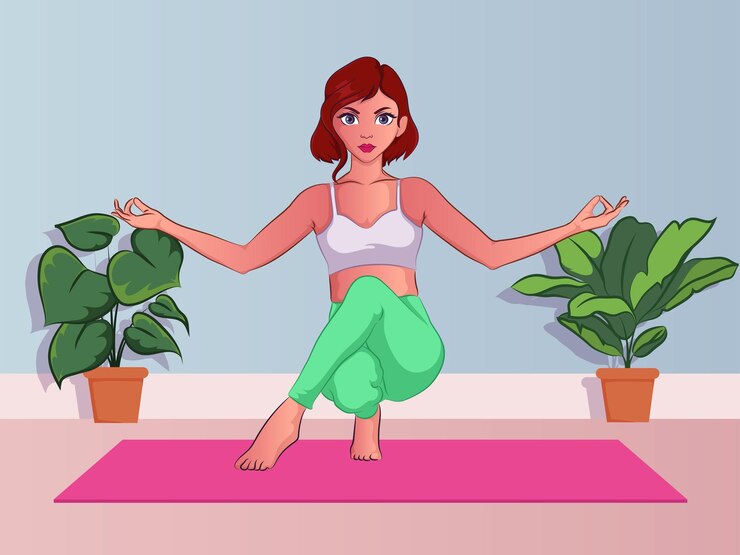 yoga per principianti a casa per la meditazione