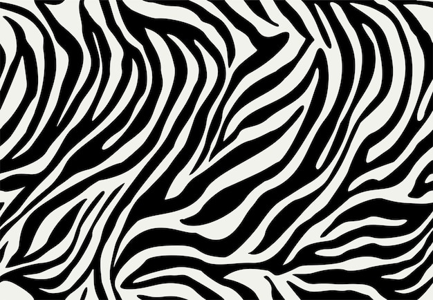 Zebra vector seamless pattern Stampa animale