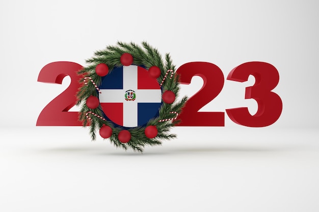 2023 Dominicaanse Republiek Met Krans