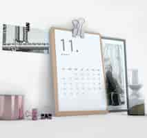 Gratis foto 2023 maandkalender stilleven