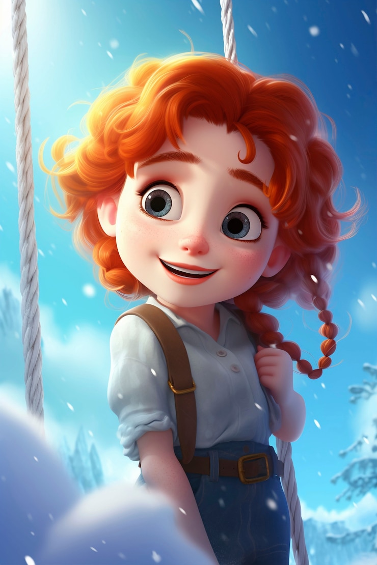 Gratis Foto 3d cartoon personage
