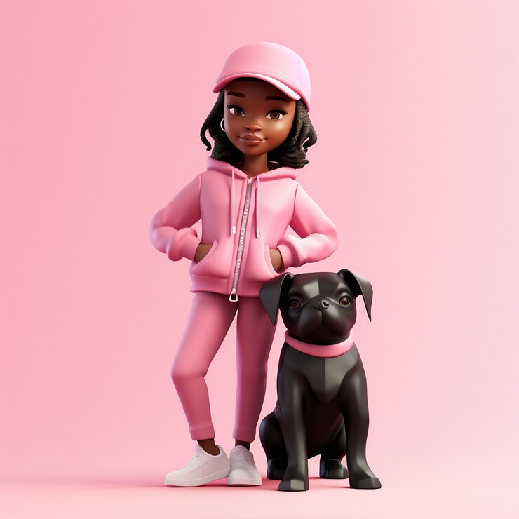 Gratis Foto 3d cartoon stijl personage