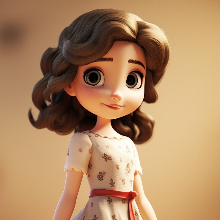 Gratis Foto 3d cartoon stijl personage