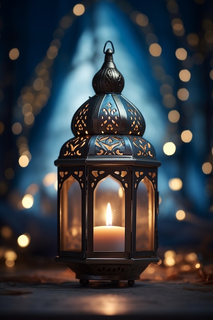Gratis foto 3d-elementen voor islamitische ramadanviering