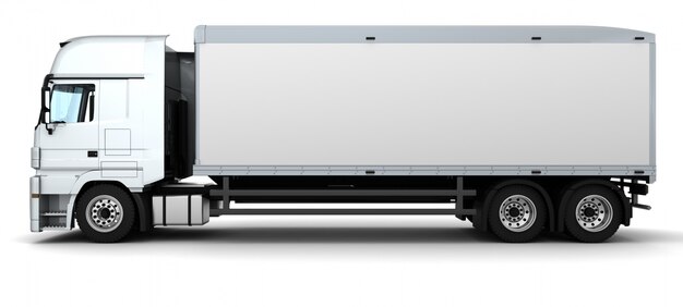 3D geef van een Cargo Delivery Vehicle