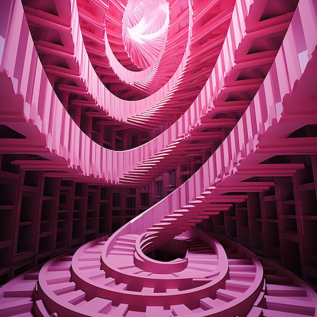 3d geometrische vormen op binnenshuis achtergrond