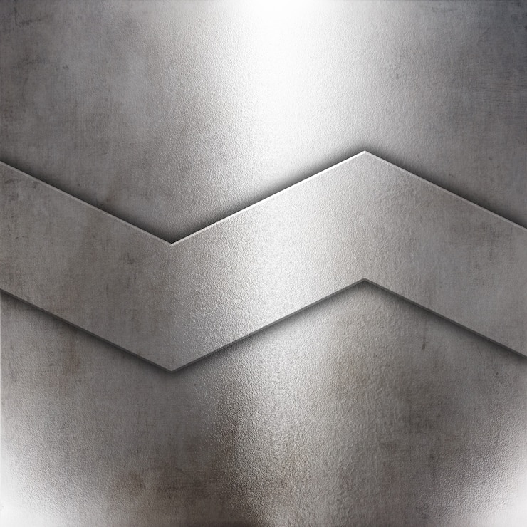 Gratis Foto 3d grunge stijl metalen plaat achtergrond