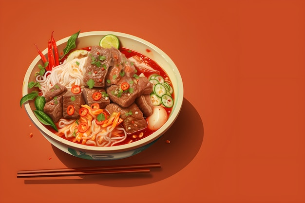 Gratis foto 3d heerlijk eten voor tet vietnamese nieuwjaar