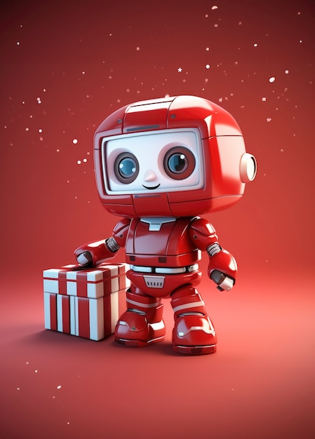 3D-leveringsrobot werkt