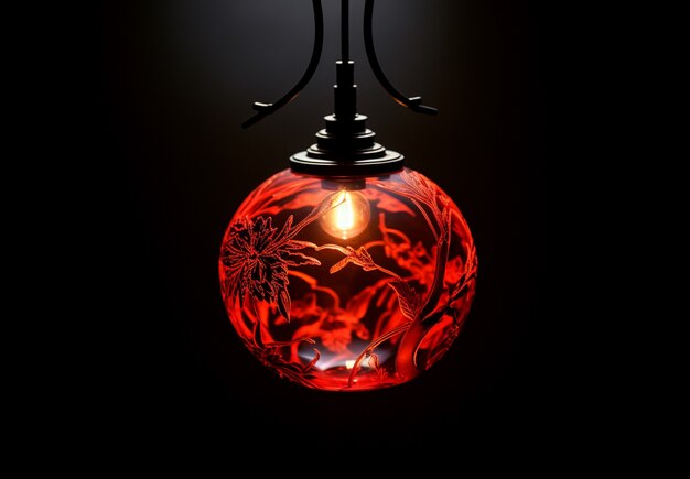 3d modern ontwerp van verlichtingslampen