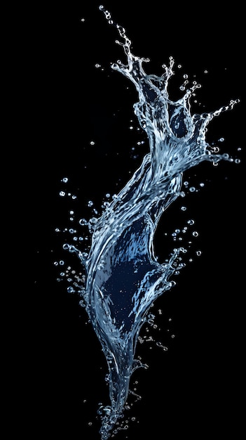 Gratis foto 3d-water ai genereren