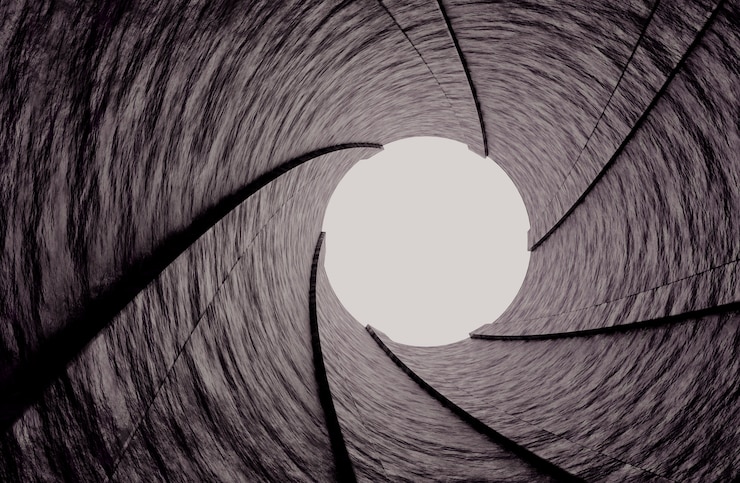 Gratis Foto 3d-weergave van de sluiter van de camera