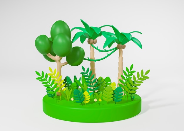 3D-weergave van ecosysteem