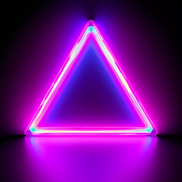 3D-weergave van een driehoek