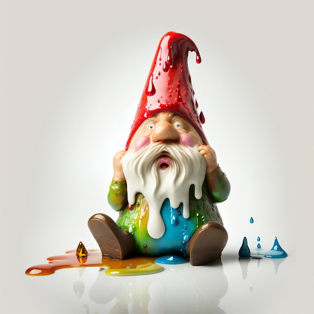 3D-weergave van gnome smelten