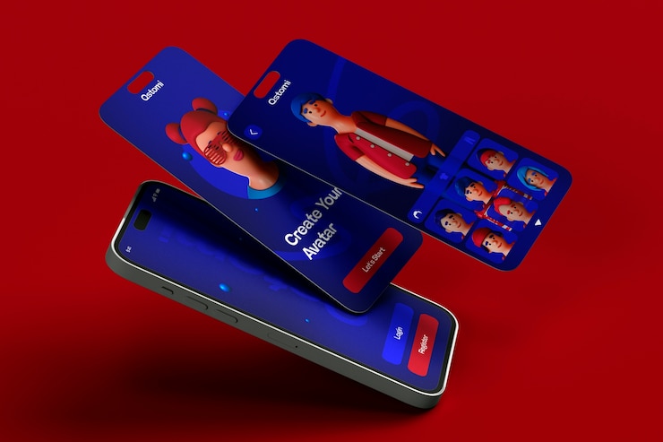 Gratis Foto 3d-weergave van het aanpassen van het avatarconcept