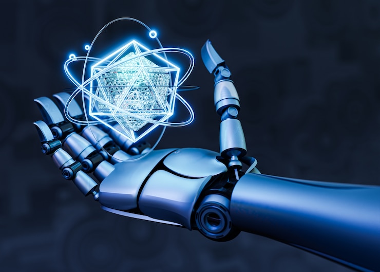Gratis Foto 3d-weergave van het concept van biorobots