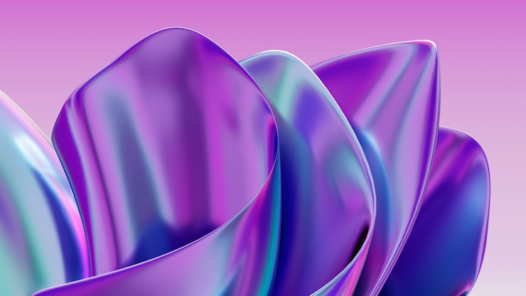 Gratis Foto 3d-weergave van holografische gelaagdheid