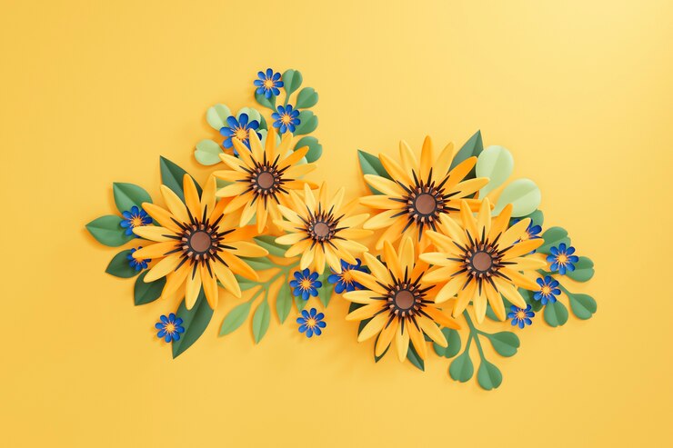 Gratis Foto 3d-weergave van lentebehang