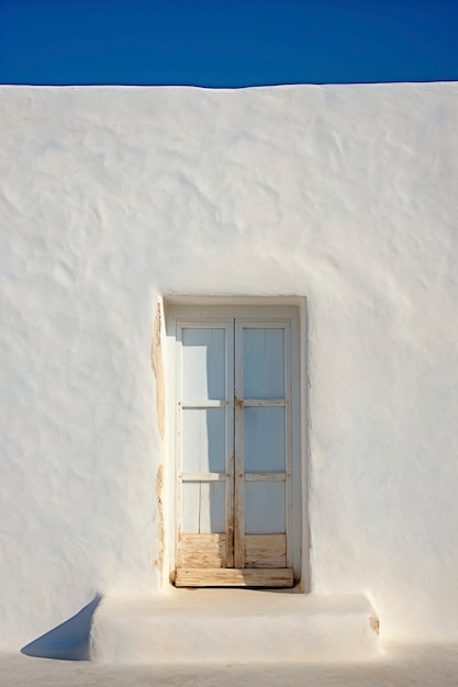 Gratis foto 3d-weergave van mediterrane deur