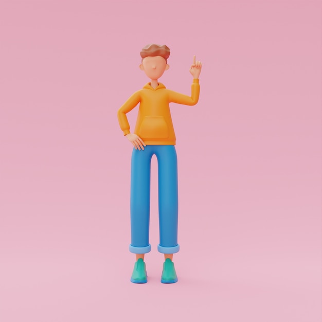 3D-weergave van online avatar-ontwerp