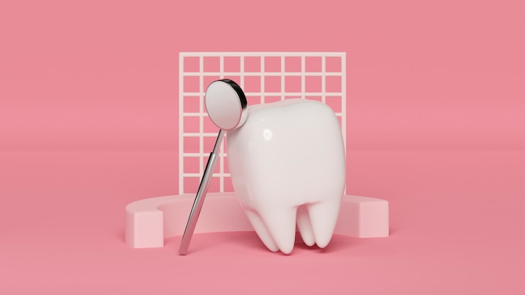 Gratis Foto 3d-weergave van tandheelkundige gezondheid en hygiëne