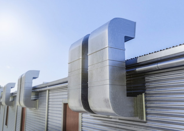 3D-weergave van ventilatiesysteem